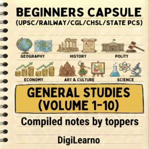 Beginner’s Capsule – General Studies | 10 E-Books | Foundation Edition