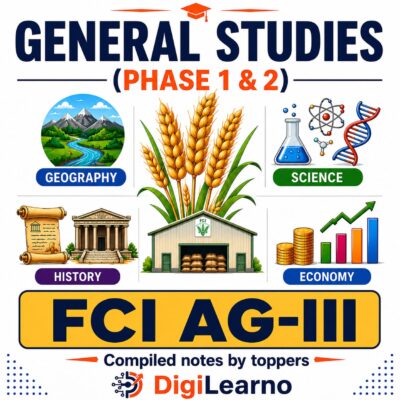 FCI AG-III (PHASE I & II) - GENERAL STUDIES - 08 E-Books