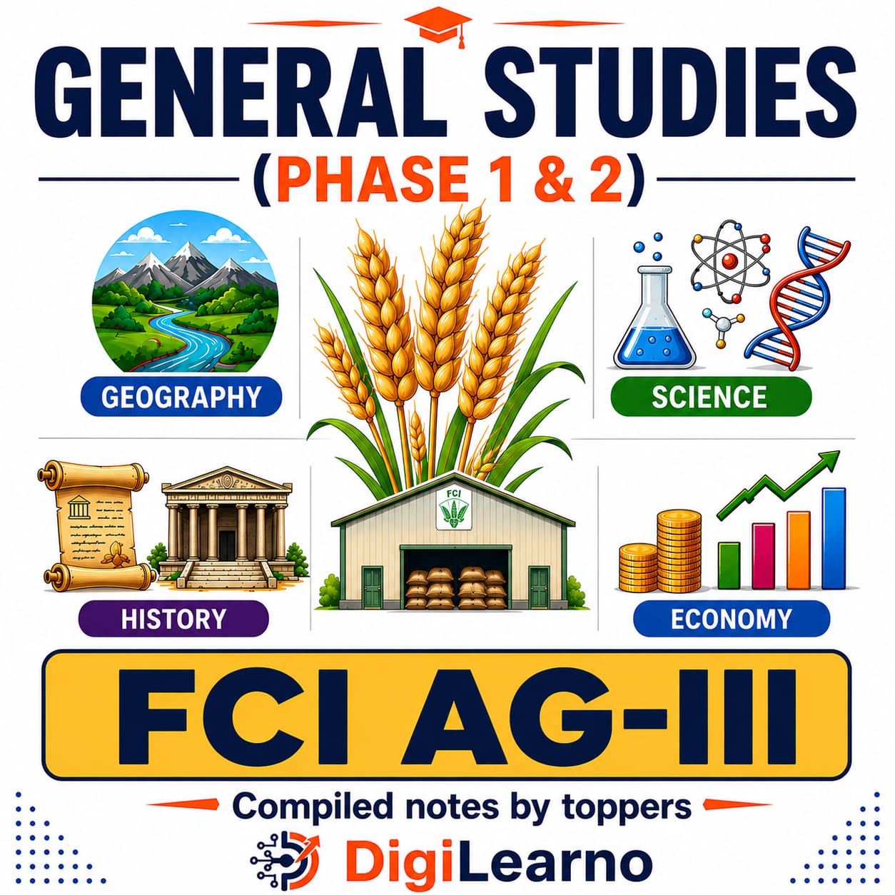 FCI AG-III (PHASE I & II) - GENERAL STUDIES - 08 E-Books FCI AG-III (PHASE I & II) - GENERAL STUDIES - 08 E-Books