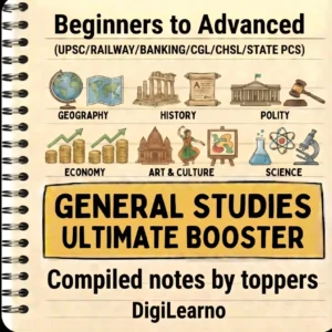 GENERAL STUDIES [Ultimate Booster] (English)- 11 E-Books | Edition- 2026