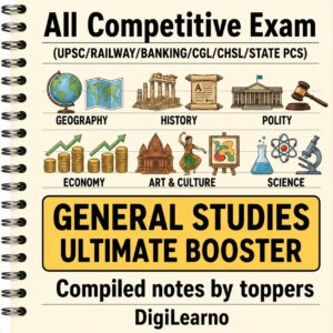 GENERAL STUDIES [Ultimate Booster] (English)- 12 E-Books | Edition- 2026