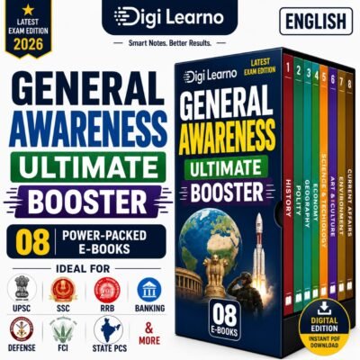 GENERAL AWARENESS [Ultimate Booster] (English)- 08 E-Books | Edition- 2026