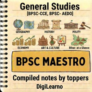 BPSC Maestro -GENERAL STUDIES  (English)- 12 E-Books | Edition- 2026