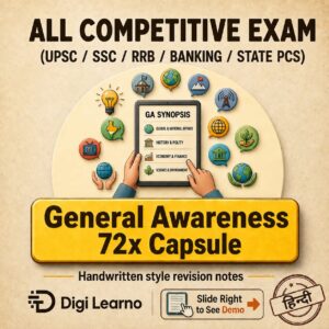72x Capsule | Handwritten Style Infographic | GA Revision (हिंदी)