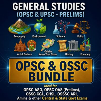 📌Odisha | OPSC & OSSC BUNDLE -GENERAL STUDIES (English)- 12 E-Books | Edition- 2026