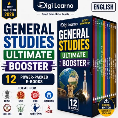 GENERAL STUDIES [Ultimate Booster] (English)- 12 E-Books | Edition- 2026