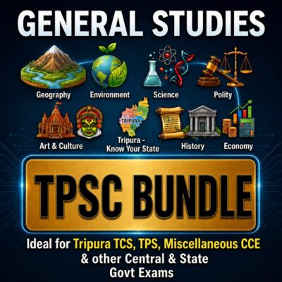 📌Tripura | TPSC CCE General Studies (English) | 12 E-Books | Tripura | Latest Exam Edition